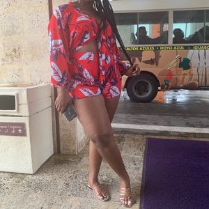 Two Piece Floral Set